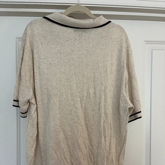 Silk Linen Lightweight Polo - Picture 2 of 2